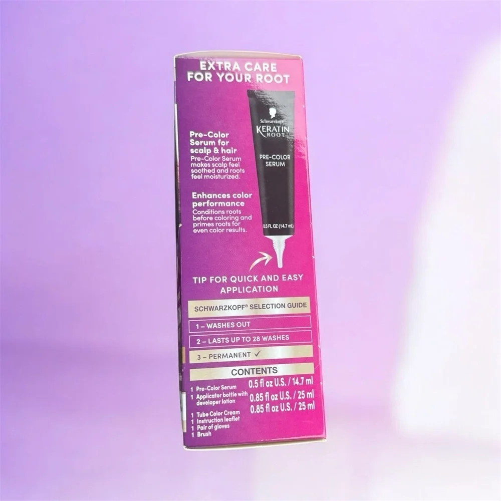 Schwarzkopf Keratin Root Light Brown Hair Color
